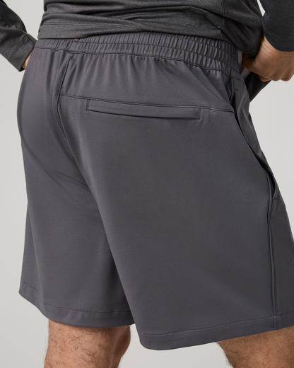 Sunday Track Short 6" | Gull Grey