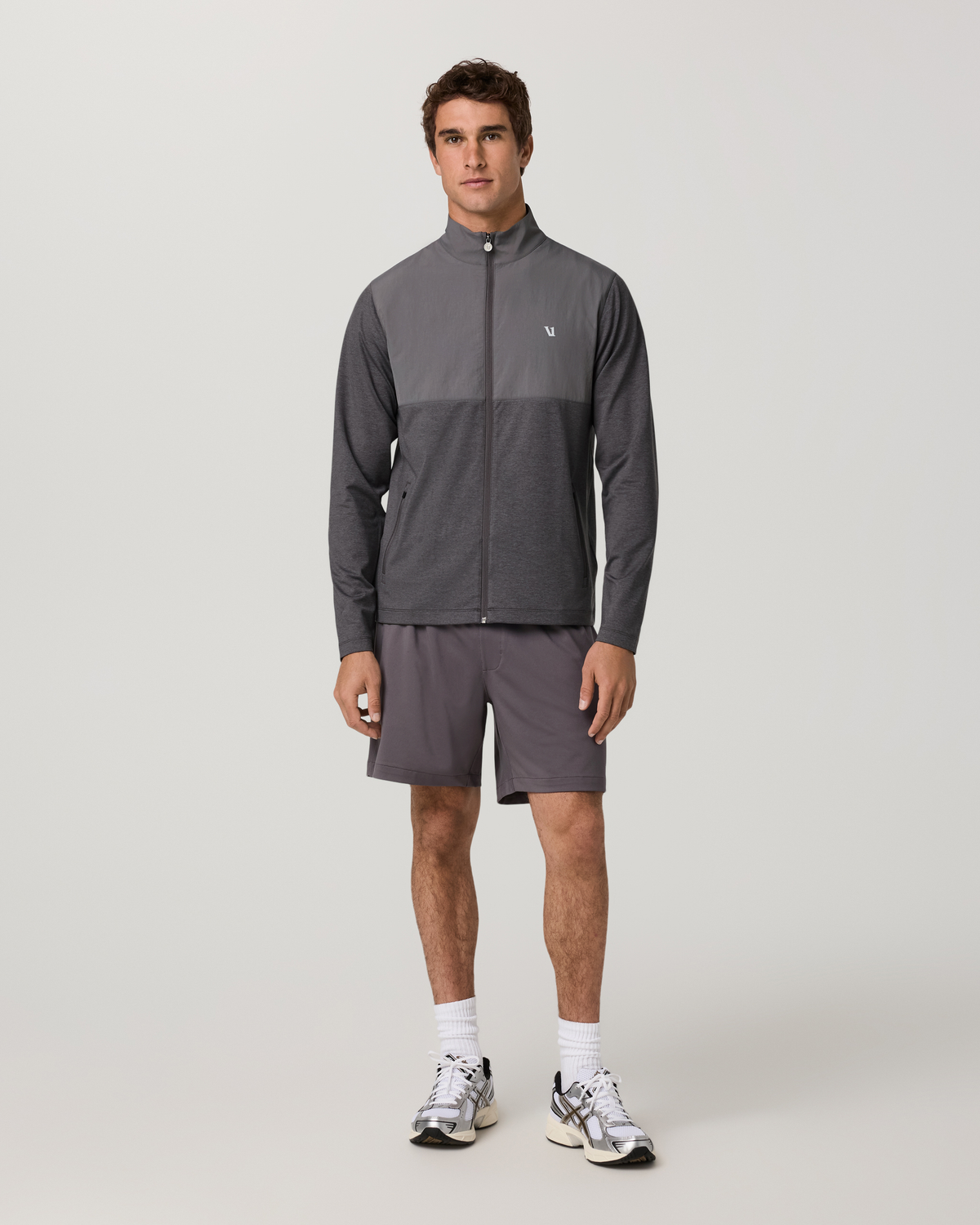 Sunday Track Short 6" | Gull Grey