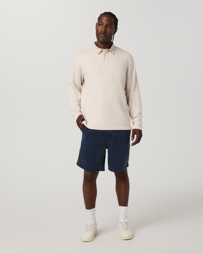 Benton Twill Elastic Waist Short 8" | Ink