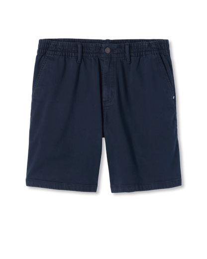 Benton Twill Elastic Waist Short 8" | Ink