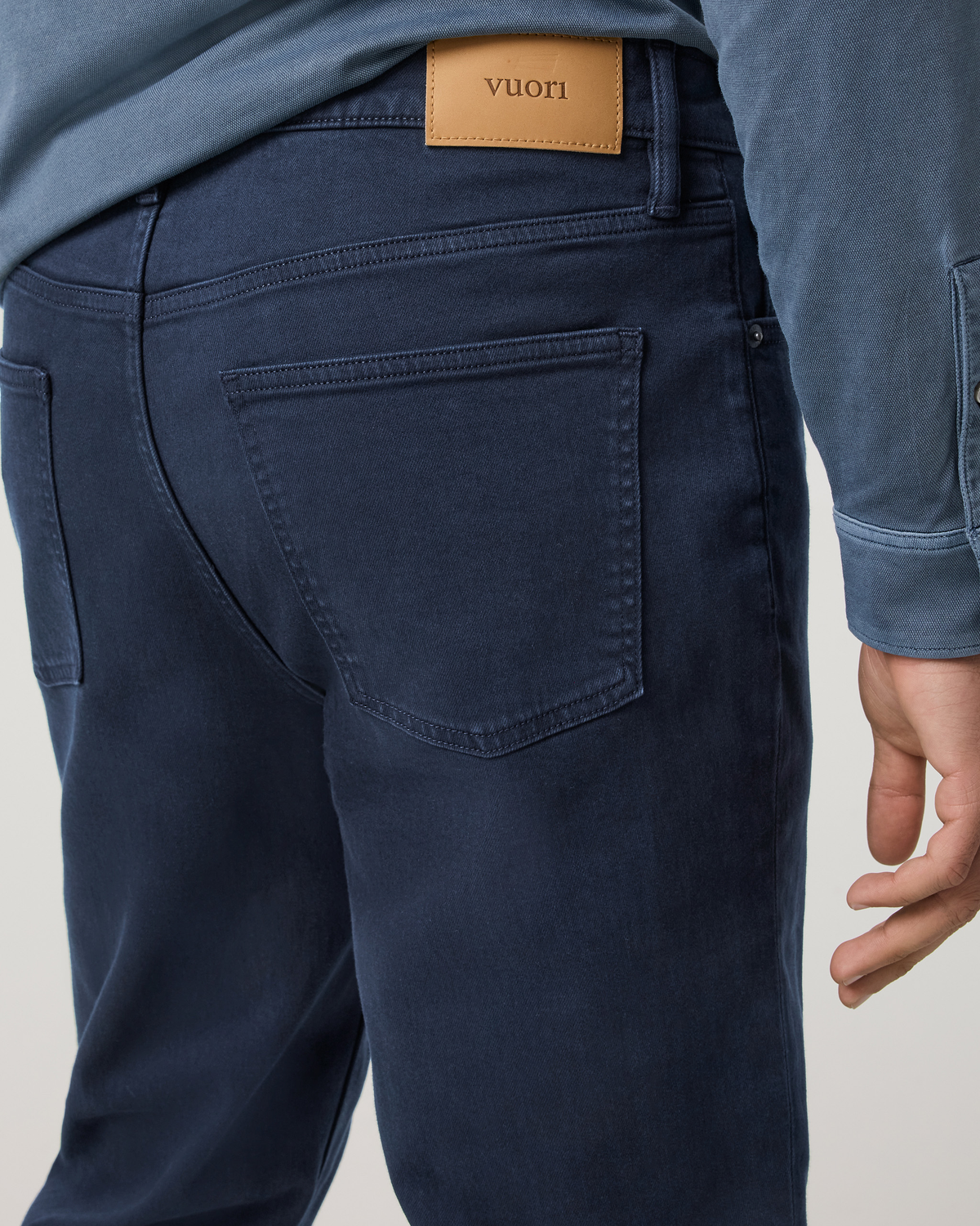 Benton Stretch Twill Pant Athletic Slim Fit 30" | Ink