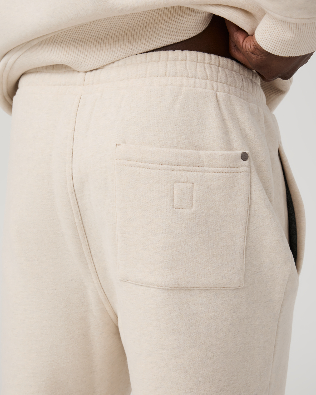 Seaside Straight Leg Sweatpant 30" | Buttermilk Heather