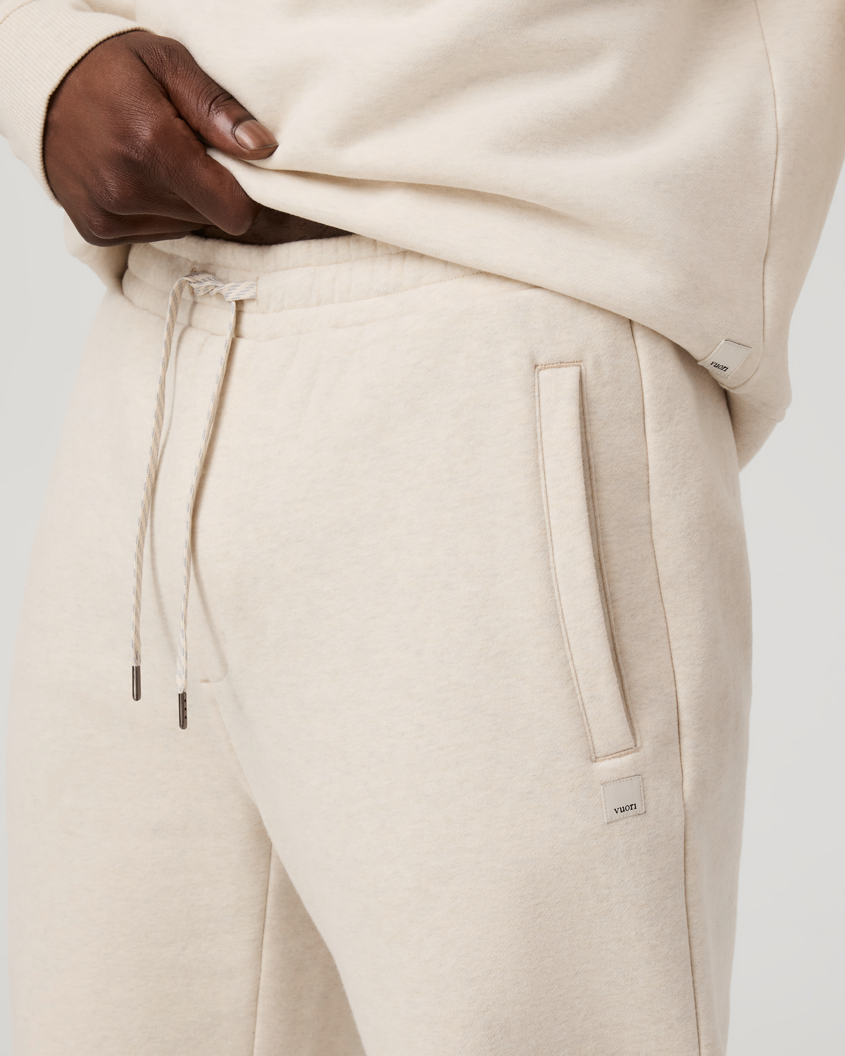 Seaside Straight Leg Sweatpant 30" | Buttermilk Heather