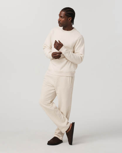 Seaside Straight Leg Sweatpant 30" | Buttermilk Heather