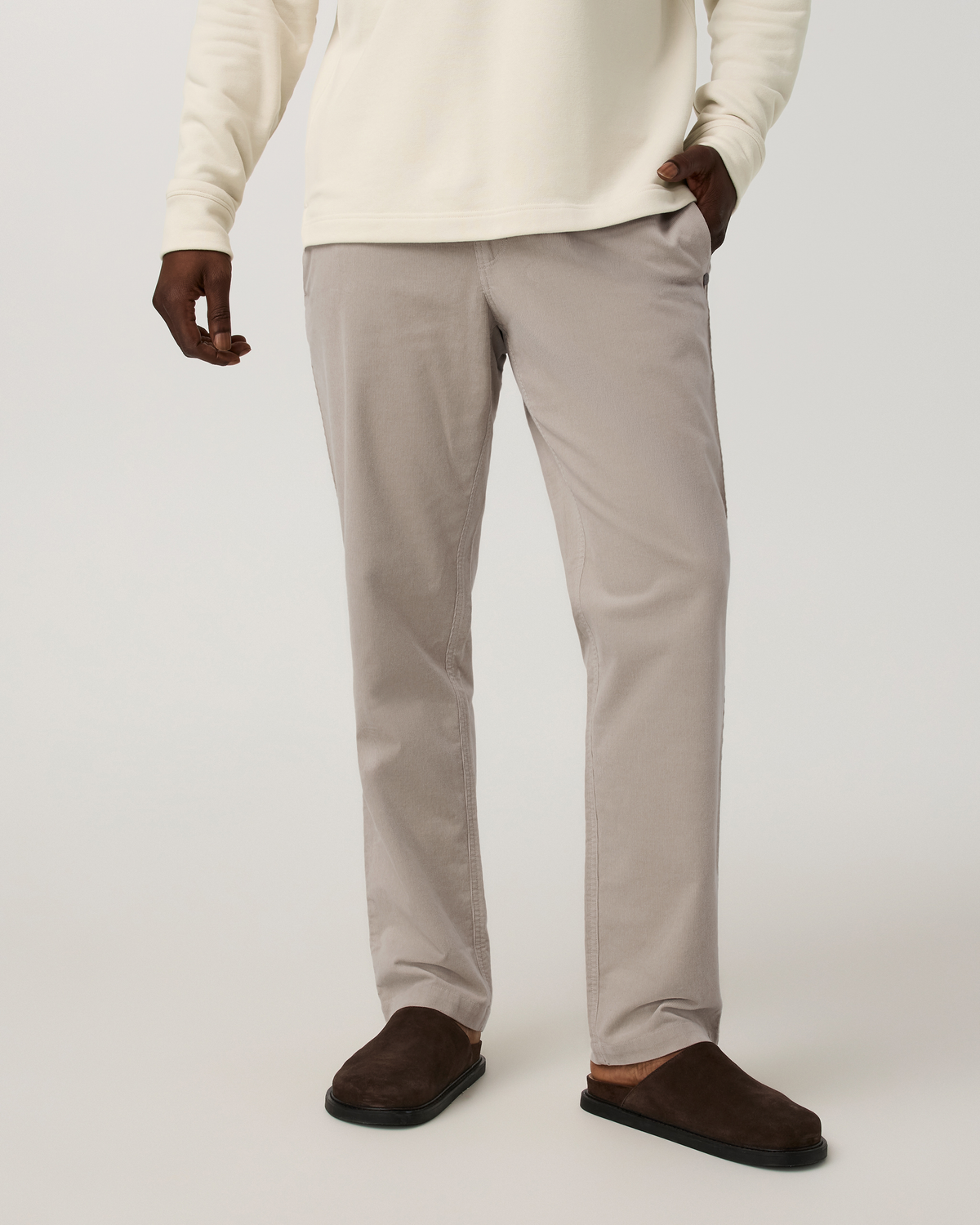 Optimist Elastic Waist Pant Classic Fit 30" | Dark Salt