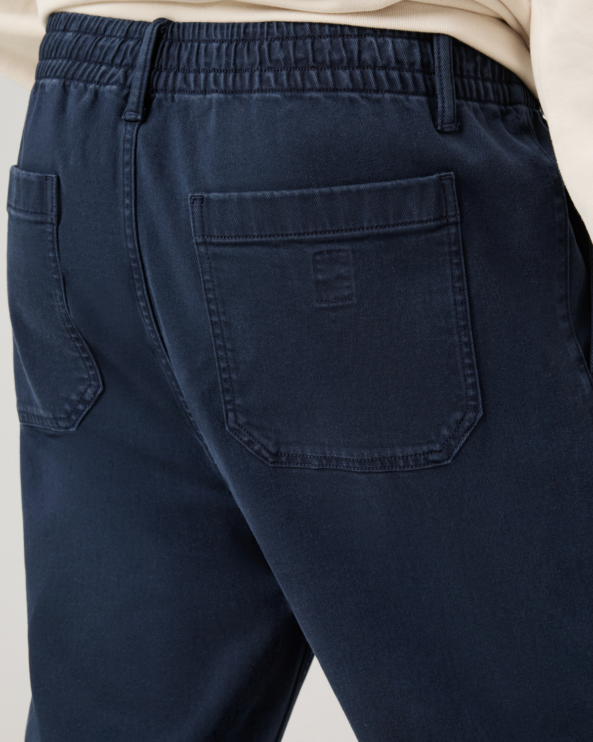 Benton Twill Elastic Waist Pant Relaxed Fit 30" | Ink