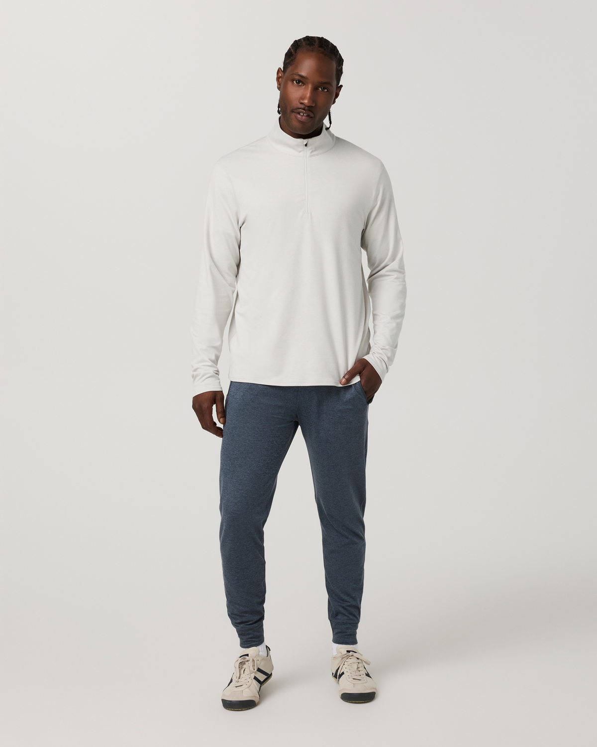 Ponto Performance Jogger 30" | Bay Blue Heather