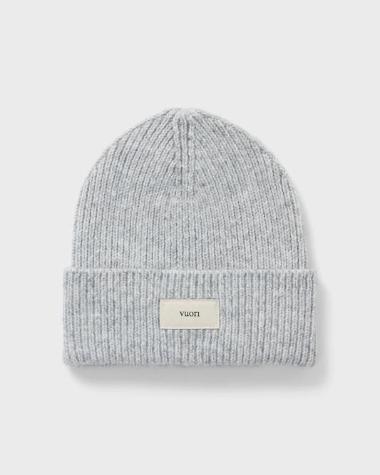 Label Beanie 2.0 | Pale Grey Heather