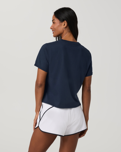 Short Sleeve Heavyweight Cotton Relaxed Tee | Ink