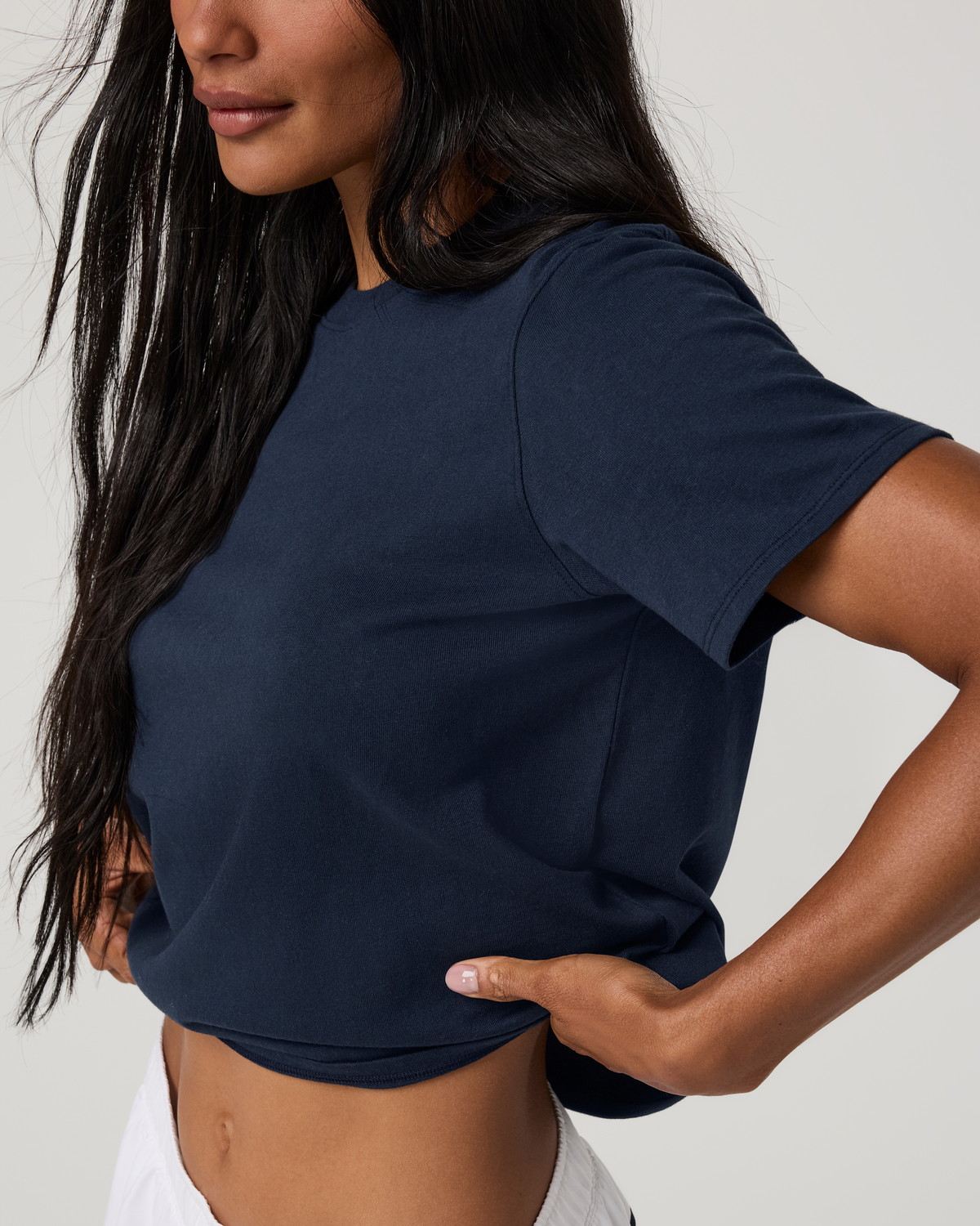 Short Sleeve Heavyweight Cotton Relaxed Tee | Ink