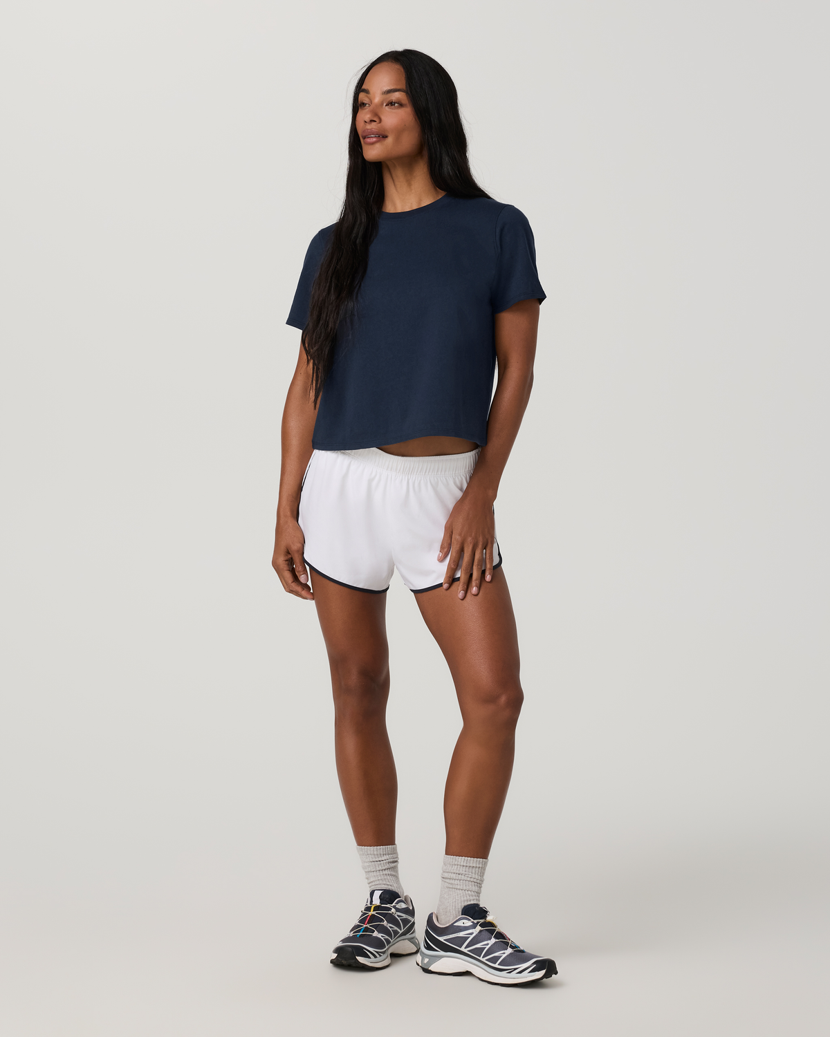 Short Sleeve Heavyweight Cotton Relaxed Tee | Ink