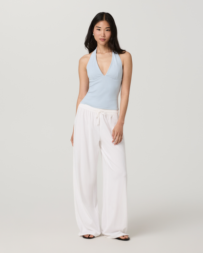Everyday Cotton Stretch Plunge Halter | Atmosphere