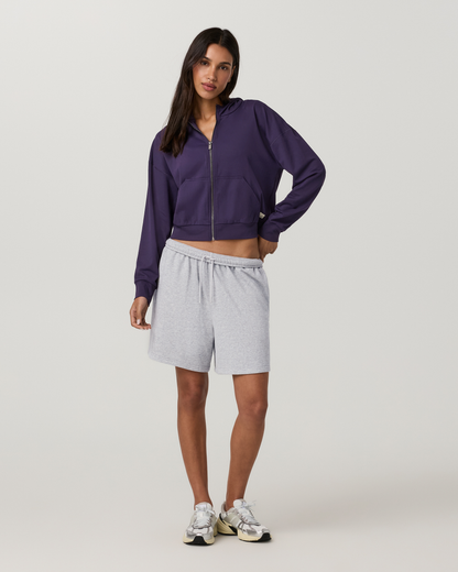 Halo Modern Full Zip Hoodie | Velvet Violet