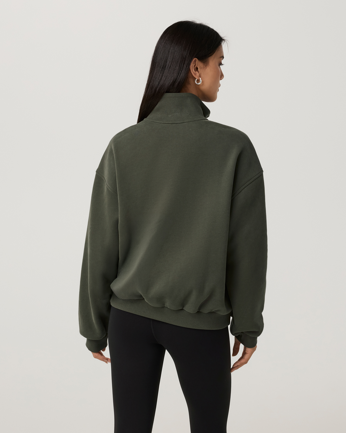 Restore Oversized Half Zip | Army