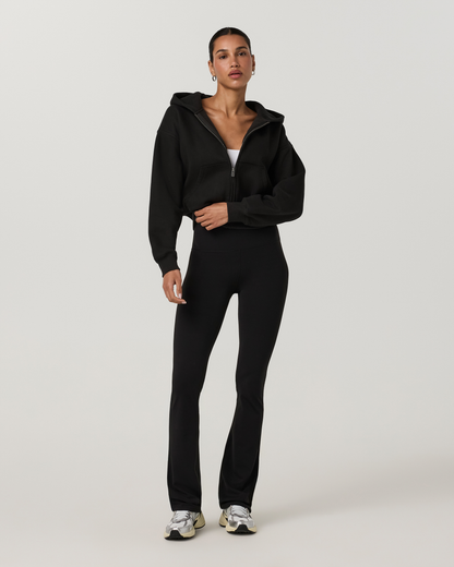Restore Essential Full Zip Hoodie | Washed Black