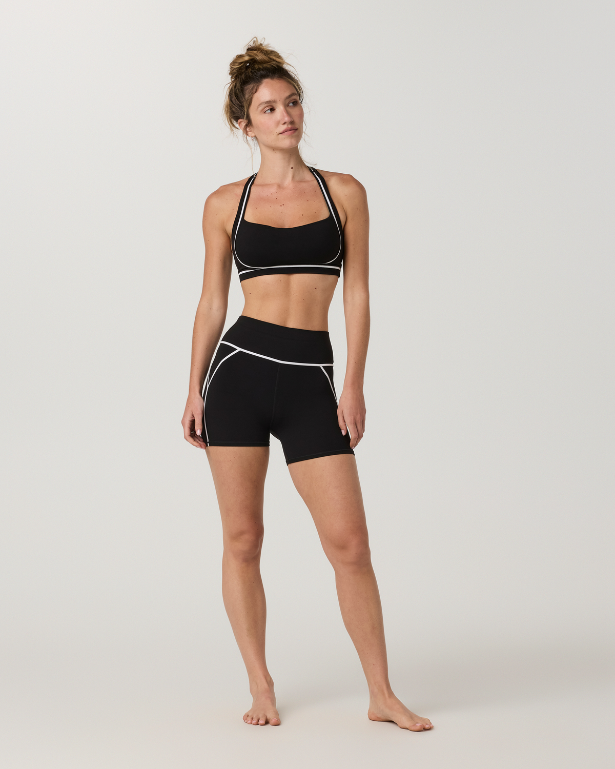 Vuori AllTheFeels™ Linework Short 4" | Black