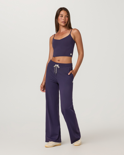 Halo Essential Wideleg Pant | Velvet Violet