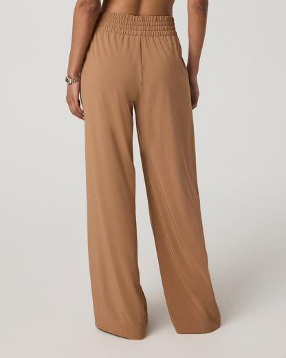 Villa Wideleg Pant - Long | Tobacco Brown