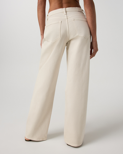 Women's Vuori Vintage Wideleg Jean 30" | Bone Denim