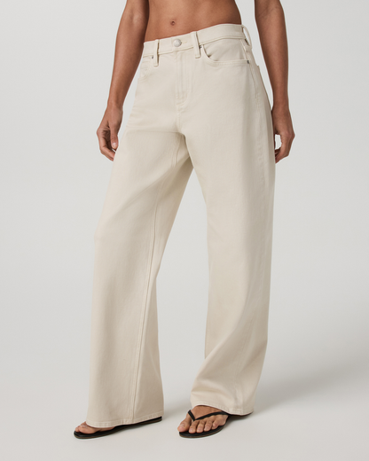 Women's Vuori Vintage Wideleg Jean 30" | Bone Denim