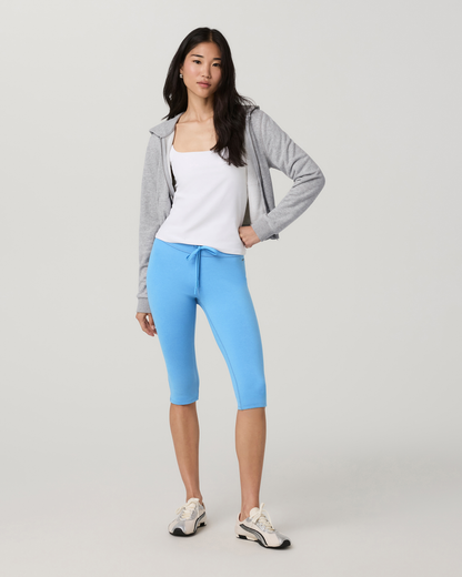 Halo Low Rise Crop Pant | Oasis Blue Heather