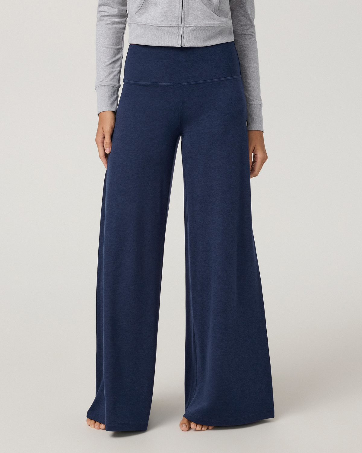 Halo Easy Wideleg Pant | Blue Coast Heather