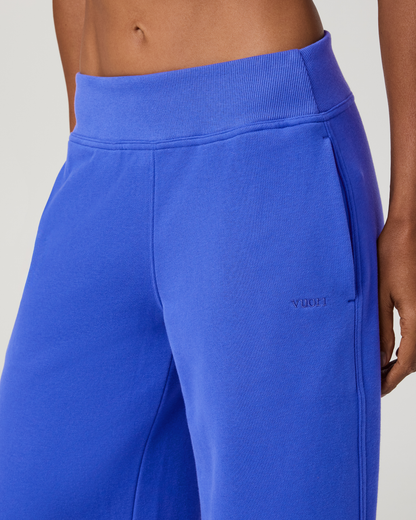 Sedona Midrise Wideleg Sweatpant | Electric Blue