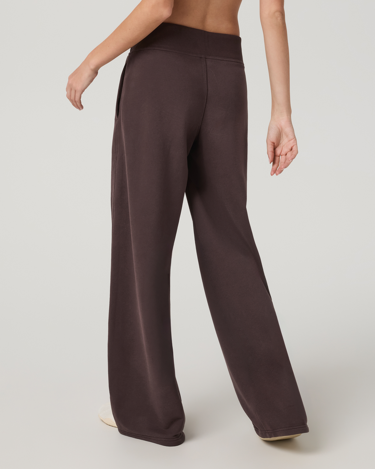 Sedona Midrise Wideleg Sweatpant | French Roast