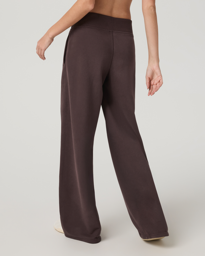 Sedona Midrise Wideleg Sweatpant | French Roast