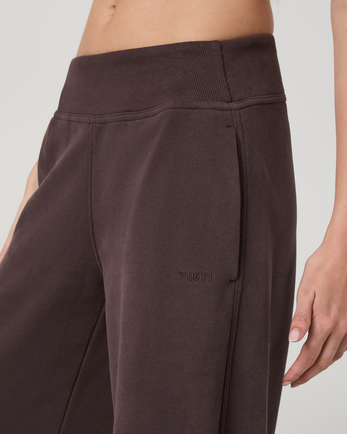 Sedona Midrise Wideleg Sweatpant | French Roast