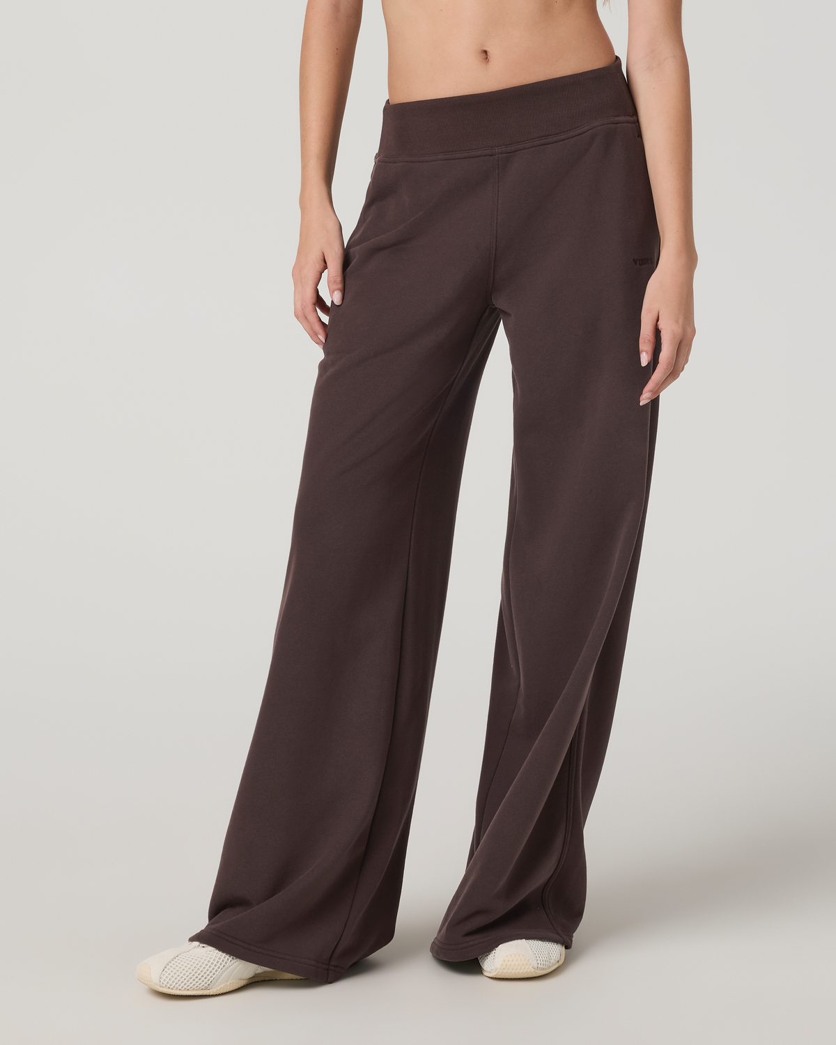 Sedona Midrise Wideleg Sweatpant | French Roast