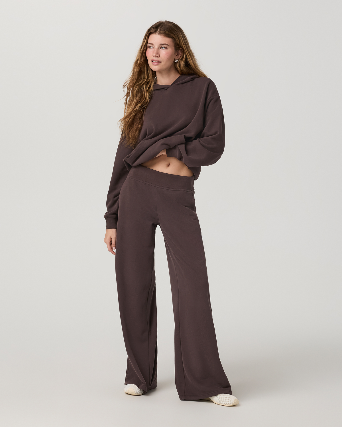 Sedona Midrise Wideleg Sweatpant | French Roast