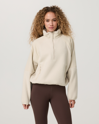 Alpine Half Zip | Bone