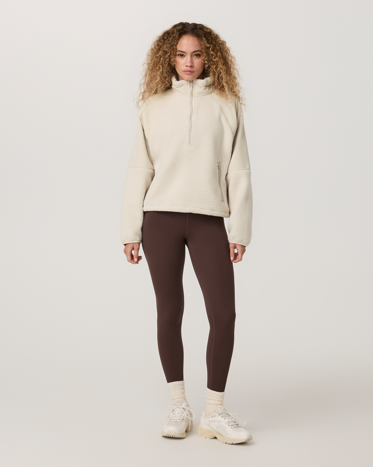 Alpine Half Zip | Bone